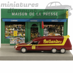 CITROËN CX TISSIER BREAK "PRESSE", (ROUGE FONCÉ) - 1/43ème sous blister