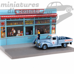 PEUGEOT 203 PICK-UP "BUTAGAZ" + DIORAMA (BLEU) - 1/43ème sous blister