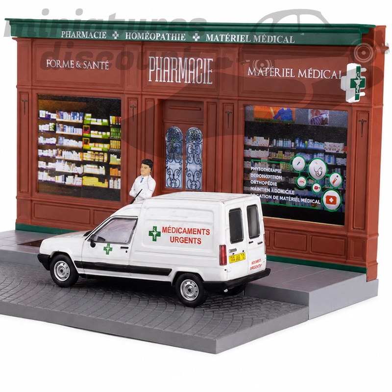 RENAULT EXPRESS "PHARMACIE", (BLANC) - 1/43ème sous blister