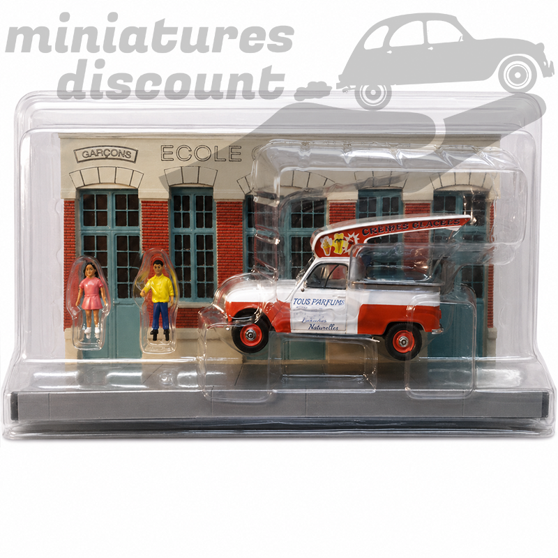 RENAULT 4L GLACIER, (BLANC) - 1/43ème sous blister