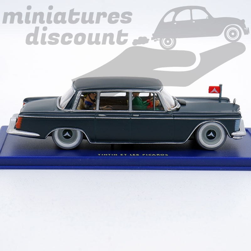 LA LIMOUSINE GOUVERNEMENTALE DE TINTIN ET LES PICAROS (NOIR) - 1/43ème en boite