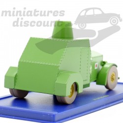 L'AUTOMITRAILLEUSE BLINDÉE JAPONAISE TINTIN (VERT) - 1/43ème en boite