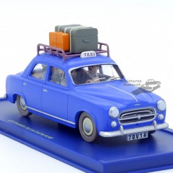 LA PEUGEOT 403, LE TAXI DE MOULINSART TINTIN (BLEU) - 1/43ème en boite