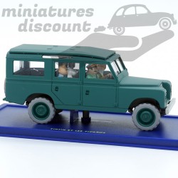 LE LAND ROVER DU GÉNÉRAL TAPIOCA, DE TINTIN ET LES PICAROS (VERT) - 1/43ème en boite