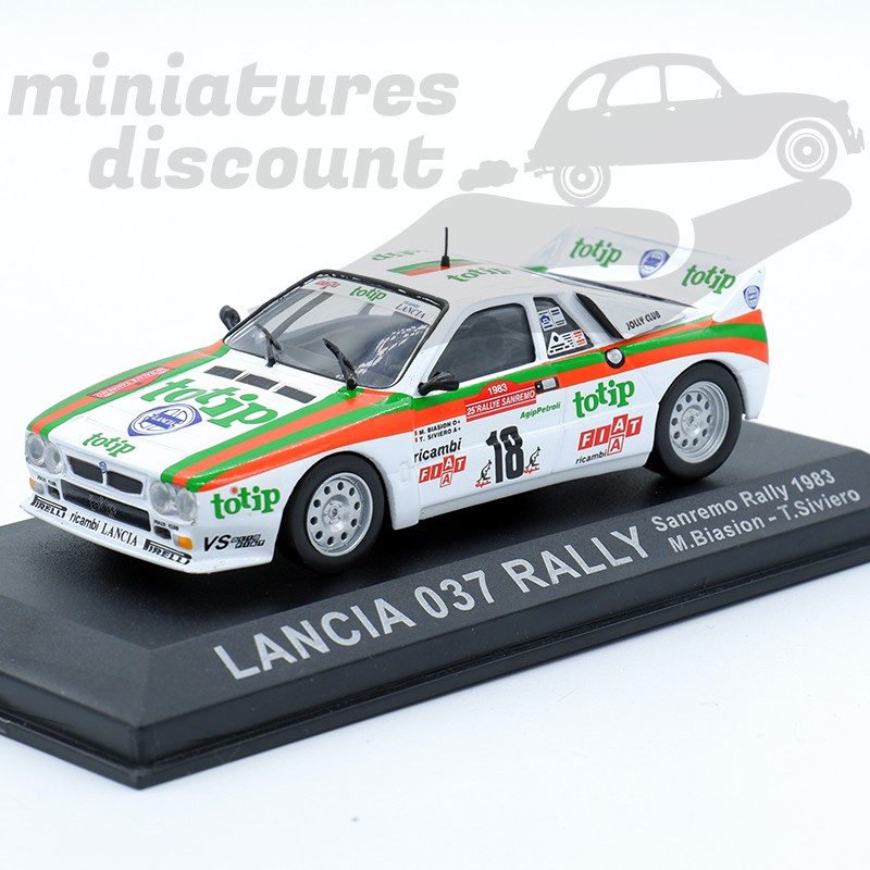 LANCIA 037 RALLY (BLANC) - 1/43ème en boite