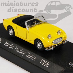 AUSTIN HEALEY SPRITE 1958 (JAUNE) - SOLIDO - 1/43ème en boite