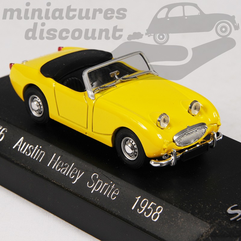 AUSTIN HEALEY SPRITE 1958 (JAUNE) - SOLIDO - 1/43ème en boite