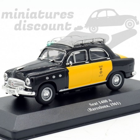 SEAT 1400 A TAXI (NOIR) - 1/43ème en boite
