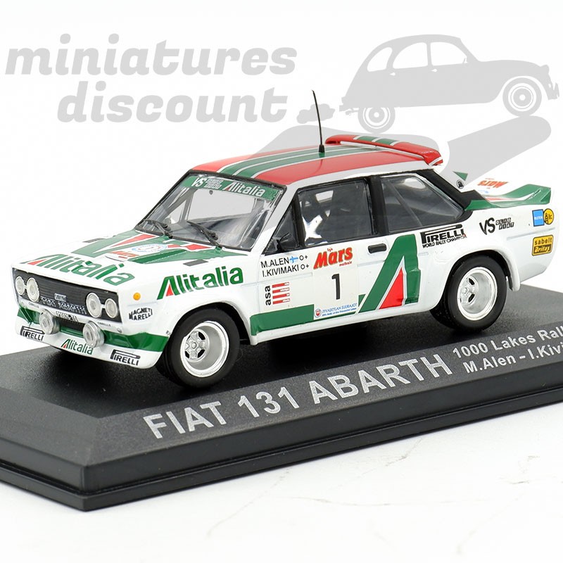FIAT 131 ABARTH RALLYE (BLANC) - 1/43ème en boite