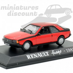 RENAULT FUEGO 1981 (ROUGE) - 1/43ème en boite