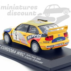 SEAT CORDOBA WRC (JAUNE) - 1/43ème en boite