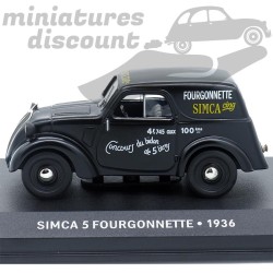 SIMCA 5 FOURGONNETTE DE 1936 (NOIR) - 1/43ème en boite