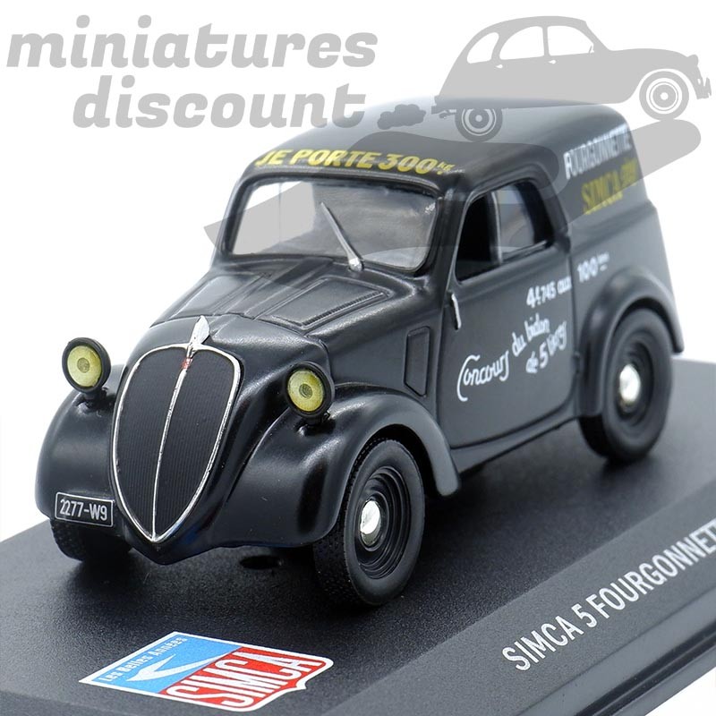 SIMCA 5 FOURGONNETTE DE 1936 (NOIR) - 1/43ème en boite