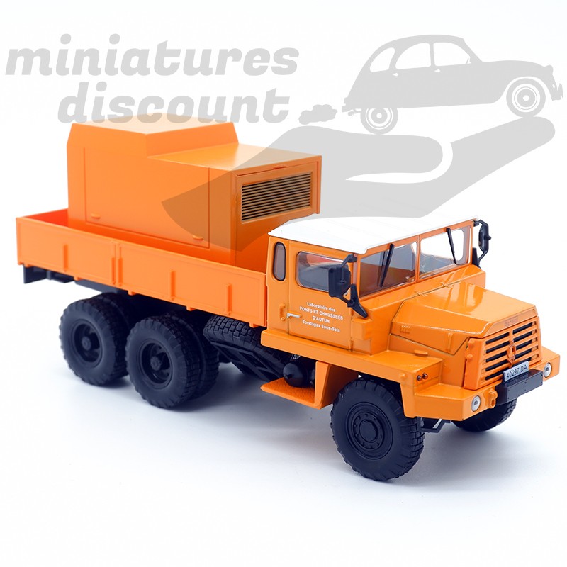 BERLIET GBC MT8 "GÉNÉRATEUR ÉLECTRIQUE" (ORANGE) - IXO - 1/43ème en boite