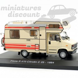 CAMPING CAR CITROEN C25 PILOTE R470 (BEIGE) - 1/43ème sous blister