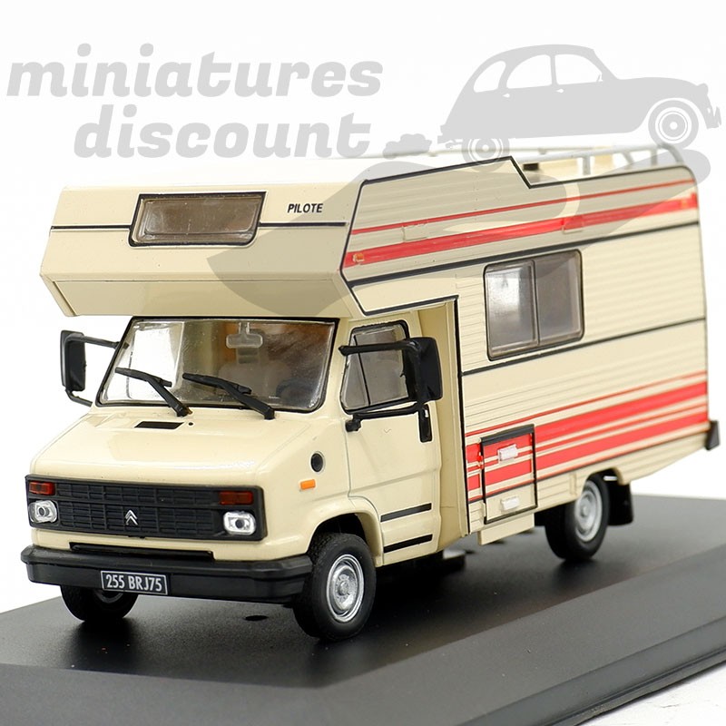 CAMPING CAR CITROEN C25 PILOTE R470 (BEIGE) - 1/43ème sous blister