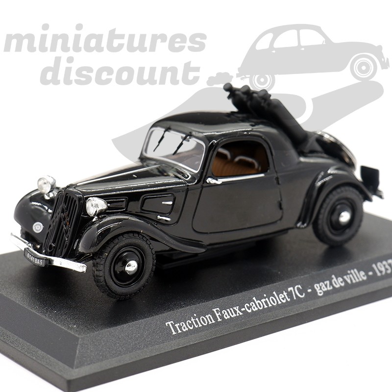 CITROEN TRACTION FAUX-CABRIOLET 7C (NOIR) - 1/43ème sous blister