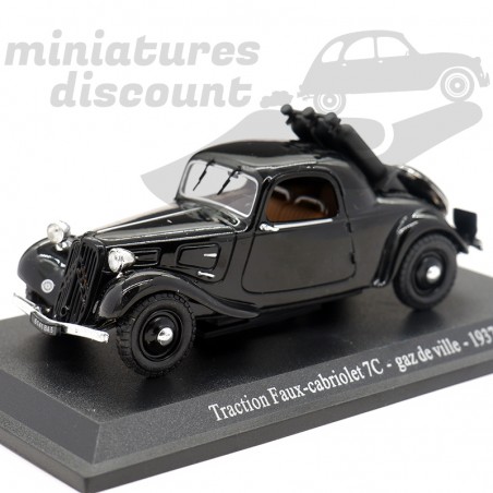 CITROEN TRACTION FAUX-CABRIOLET 7C (NOIR) - 1/43ème sous blister