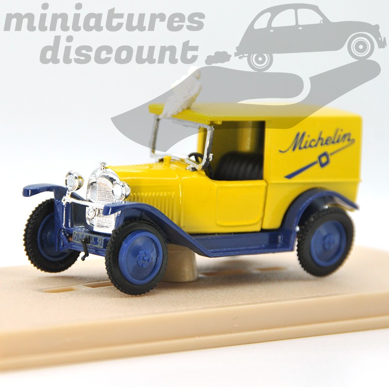 CITROËN 5CV CAMIONNETTE "MICHELIN" (JAUNE) - ELIGOR - 1/43ème en boite