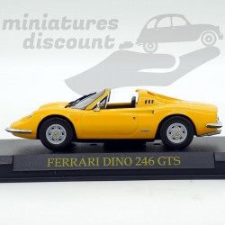 FERRARI DINO 246 GTS (JAUNE) - 1/43ème en boite