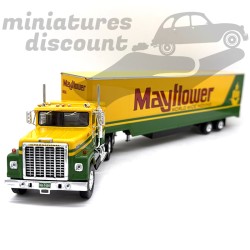 SEMI REMORQUE TRANSTAR 4370 DE 1970 (JAUNE) - 1/43ème en boite