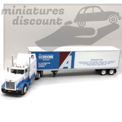 SEMI REMORQUE PETERBILT 377 "CARDONE INDUSTRIES" (BLANC) - IXO - 1/43ème en boite