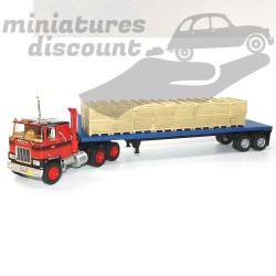 SEMI REMORQUE MACK SÉRIE F-700 (ROUGE) - IXO - 1/43ème en boite