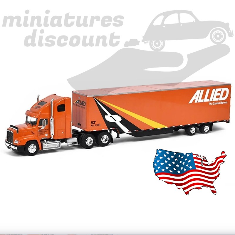 Freightlneir FLD 112 de 1990 - Semi Remorque Usa - Allied - 1/43ème en boite