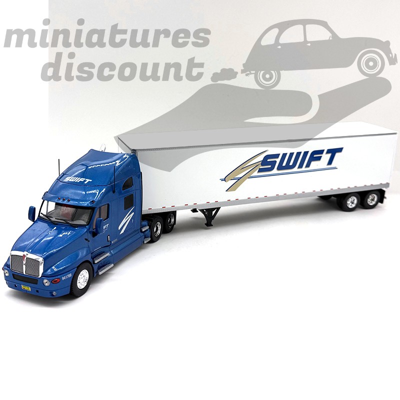 KENWORTH T2000 SEMI REMORQUE "SWIFT" DE 1998 (BLANC) - 1/43ème en boite