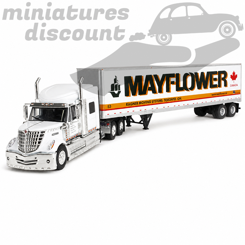 SEMI REMORQUE INTERNATIONAL LONE STAR 2010 "MAYFLOWER" (BLANC) - IXO - 1/43ème en boite