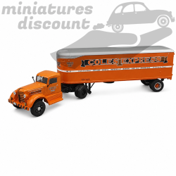 SEMI REMORQUE FEDERAL 45M DREWRYS" (ORANGE) - 1/43ème en boite