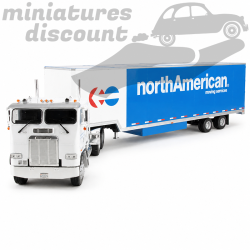 CAMION SEMI-REMORQUE FREIGHTLINER "NORTHAMERICAN" (BLANC) - 1/43ème en boite