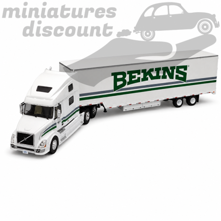CAMION SEMI-REMORQUE VOLVO VNL 730 "BEKINS" 1/43ÈME EN BOITE (BLANC) - 1/43ème en boite