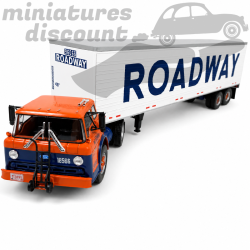 CAMION FORD SÉRIE C "ROADWAY" DE 1980 (ORANGE) - IXO - 1/43ème en boite