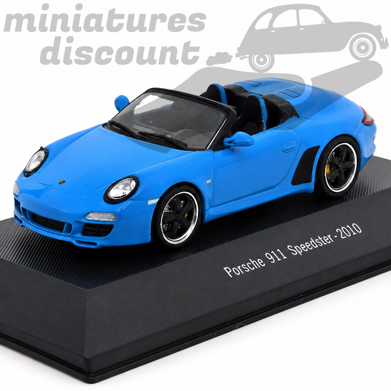PORSCHE 911 SPEEDSTER CABRIOLET BLEU DE 2010 (BLEU) - 1/43ème en boite