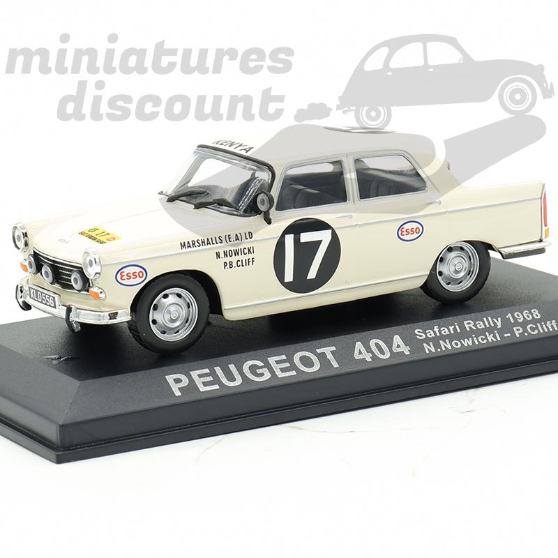 PEUGEOT 404 (BLANC) - 1/43ème sous blister