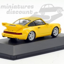 PORSCHE 911 RS 3.8 DE 1992 (JAUNE) - 1/43ème en boite
