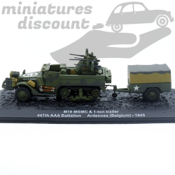 VÉHICULE ANTI AÉRIEN M16 MGMC (VERT MILITAIRE) - 1/72ème en boite