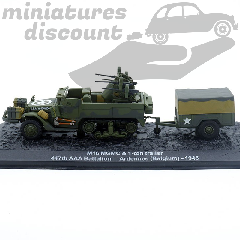 VÉHICULE ANTI AÉRIEN M16 MGMC (VERT MILITAIRE) - 1/72ème en boite