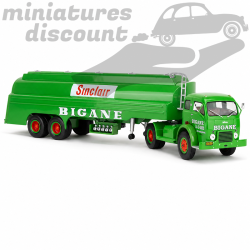 SEMI REMORQUE USA WHITE 3000 CITERNE "SINCLAIR BIGANE" (VERT) - IXO - 1/43ème en boite