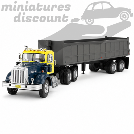 SEMI REMORQUE USA (JAUNE) - 1/43ème en boite