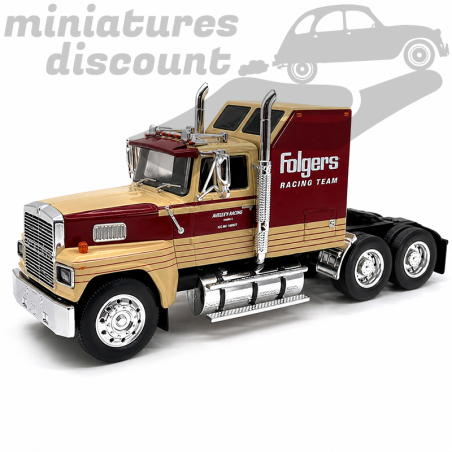 CAMION FORD LTL 9000 "FOLGERS" (ROUGE) - IXO - 1/43ème en boite