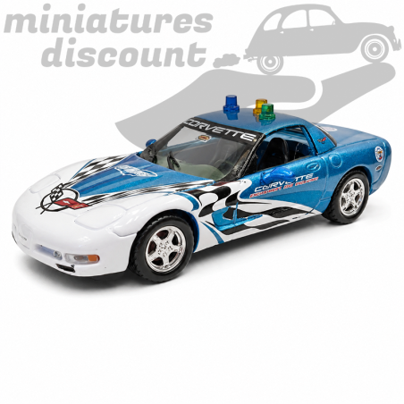 CHEVROLET CORVETTE (BLEU) - VITESSE - 1/43ème en boite