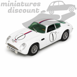 ASTON MARTIN DB4GT ZAGATO "0180L" LE MANS 1961 (BLANC) - VITESSE - 1/43ème en boite