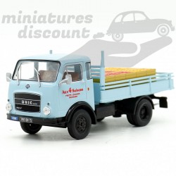 SIMCA UNIC 20C "AUX 4 SAISONS" AVEC DIORAMA ET FIGURINE (BLEU) - 1/43ème sous blister