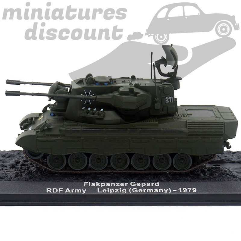 TANK FLAKPANZER GEPARD (VERT MILITAIRE) - 1/72ème en boite