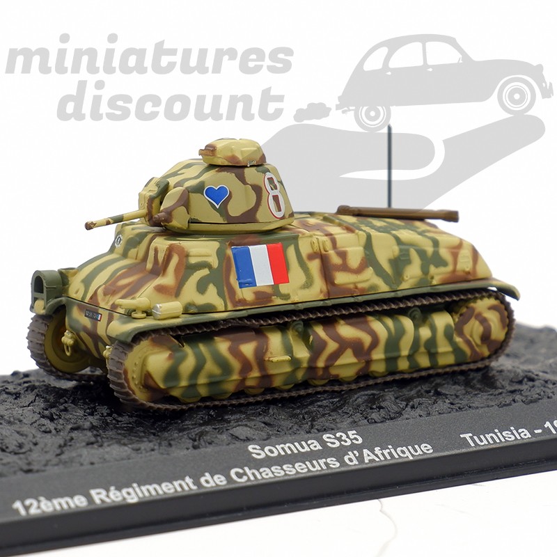 TANK SOMUA S35 (CAMOUFLAGE SABLE) - 1/72ème en boite