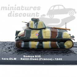 TANK SOMUA S35 (CAMOUFLAGE MILITAIRE) - 1/72ème en boite