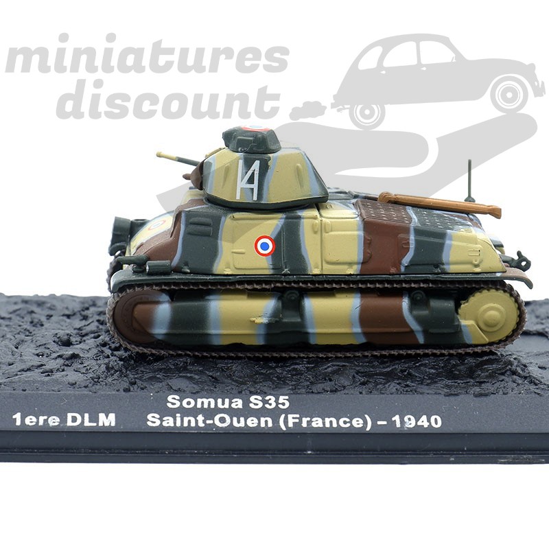 TANK SOMUA S35 (CAMOUFLAGE MILITAIRE) - 1/72ème en boite