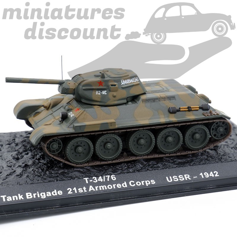 TANK T34/76 RUSSE (CAMOUFLAGE MILITAIRE) - 1/72ème en boite